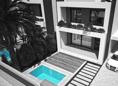 8x175m² Residences and 4x130m² Apartments Thermi Thessaloniki